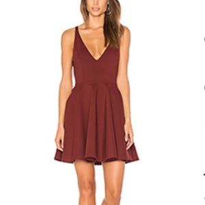 REVOLVE Burgundy Mink Pink Date Night Dress